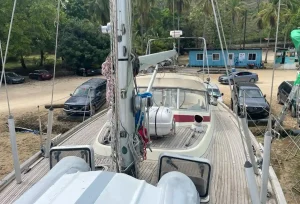 cockpit, Najad 390, sailboat for sale