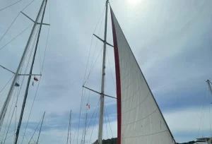 underway, Najad 390, sailboat for sale