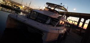 exterior, Aquila 48, power catamaran for sale