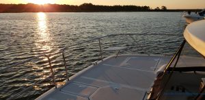 deck, Aquila 48, power catamaran for sale