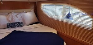 bed, Aquila 48, power catamaran for sale