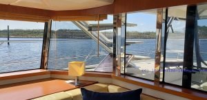 salon, Aquila 48, power catamaran for sale