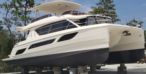 exterior, Aquila 48, power catamaran for sale