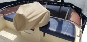 cockpit, Aquila 48, power catamaran for sale