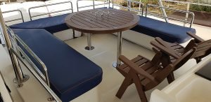 cockpit, Aquila 48, power catamaran for sale