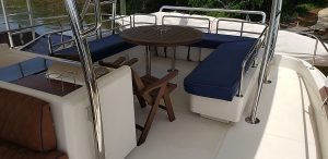 cockpit, Aquila 48, power catamaran for sale