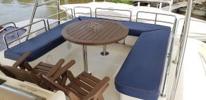 cockpit, Aquila 48, power catamaran for sale