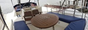 cockpit, Aquila 48, power catamaran for sale