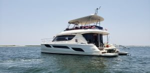 exterior, Aquila 48, power catamaran for sale