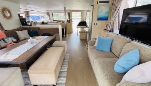 salon, Bali 5.4, catamaran for sale
