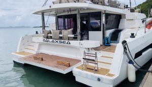 cockpit, Bali 5.4, catamaran for sale