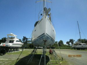 boatyard, Beneteau 43 Oceanis, sailboat for sale