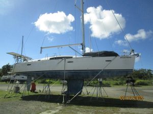 boatyard, Beneteau 43 Oceanis, sailboat for sale