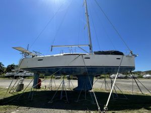 boatyard, Beneteau 43 Oceanis, sailboat for sale