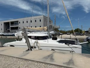 boatyard, FP 36 Mahe, catamaran for sale