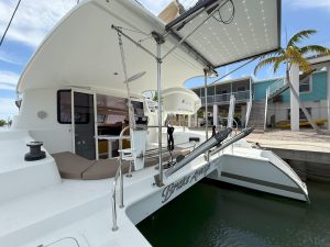 cockpit, FP 36 Mahe, catamaran for sale