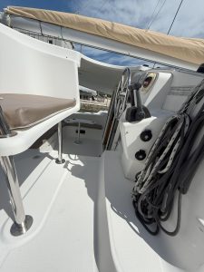 cockpit, FP 36 Mahe, catamaran for sale