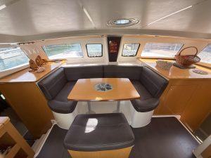 salon, FP 36 Mahe, catamaran for sale