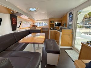 salon, FP 36 Mahe, catamaran for sale