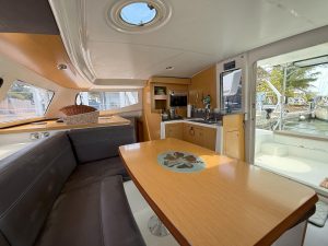 salon, FP 36 Mahe, catamaran for sale