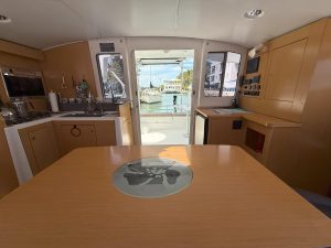 salon, FP 36 Mahe, catamaran for sale