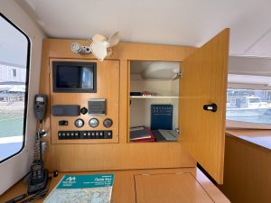 navigation station, FP 36 Mahe, catamaran for sale