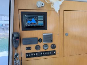 navigation station, FP 36 Mahe, catamaran for sale