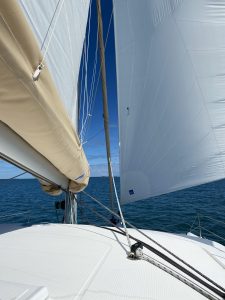 underway, FP 36 Mahe, catamaran for sale