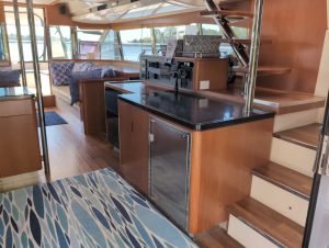 navigation station, Aquila 48, power catamaran for sale