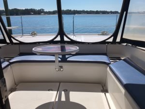 cockpit, Aquila 48, power catamaran for sale
