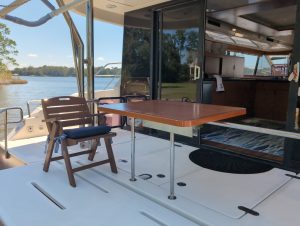 cockpit, Aquila 48, power catamaran for sale
