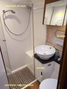 bath, Aquila 48, power catamaran for sale
