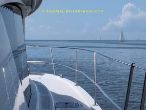 deck, Aquila 48, power catamaran for sale