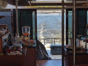 salon, Aquila 48, power catamaran for sale