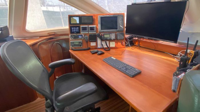 navigation station, Catana 582, catamaran for sale