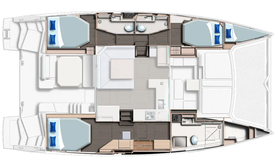 Leopard 45, catamaran for sale