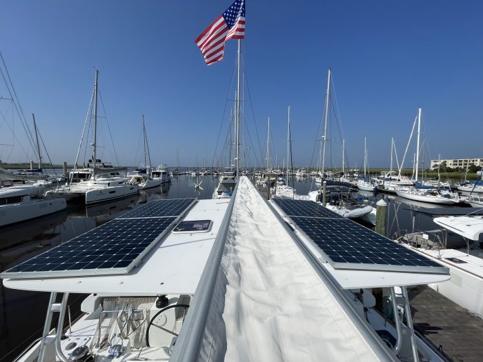 exterior, Lagoon 450, catamaran for sale
