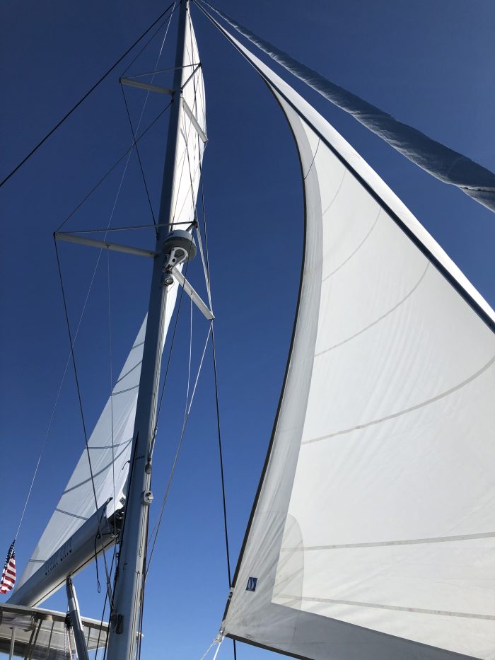 underway, Lagoon 450, catamaran for sale