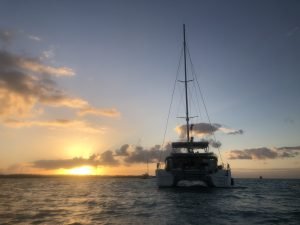 underway, Lagoon 450, catamaran for sale