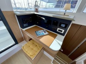 navigation station, Bali 4.2, catamaran for sale