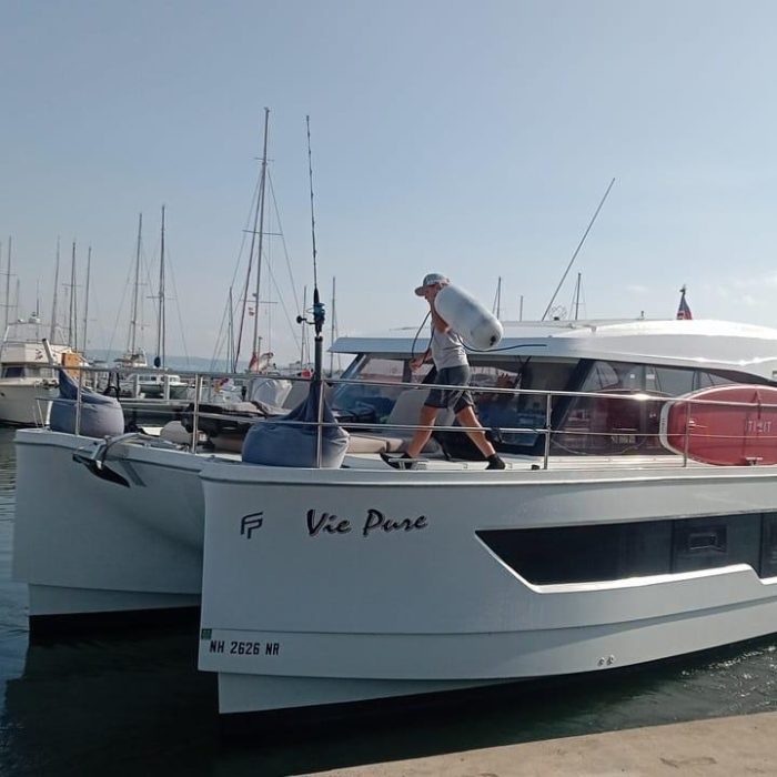 exterior, FP MY4.S, power catamaran for sale