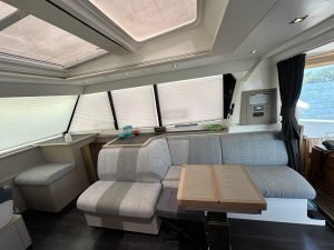 navigation station, FP MY4.S, power catamaran for sale
