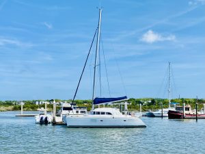 exterior, Lagoon 380, catamaran for sale