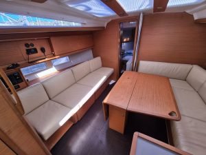 salon, Dufour 390, sailboat for sale