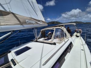 underway, Dufour 390, sailboat for sale