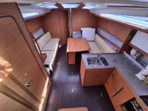 salon, Dufour 390, sailboat for sale