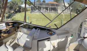 cockpit, Carver 396, trawler for sale