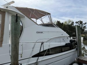 exterior, Carver 396, trawler for sale