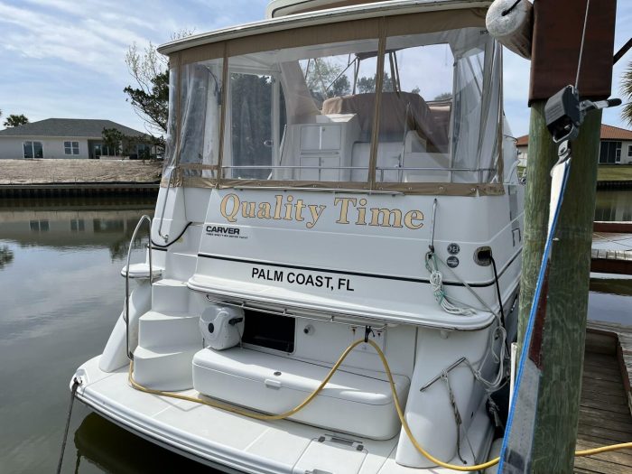 exterior, Carver 396, trawler for sale