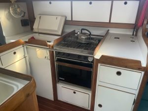 interior, Freedom 45, sailboat for sale